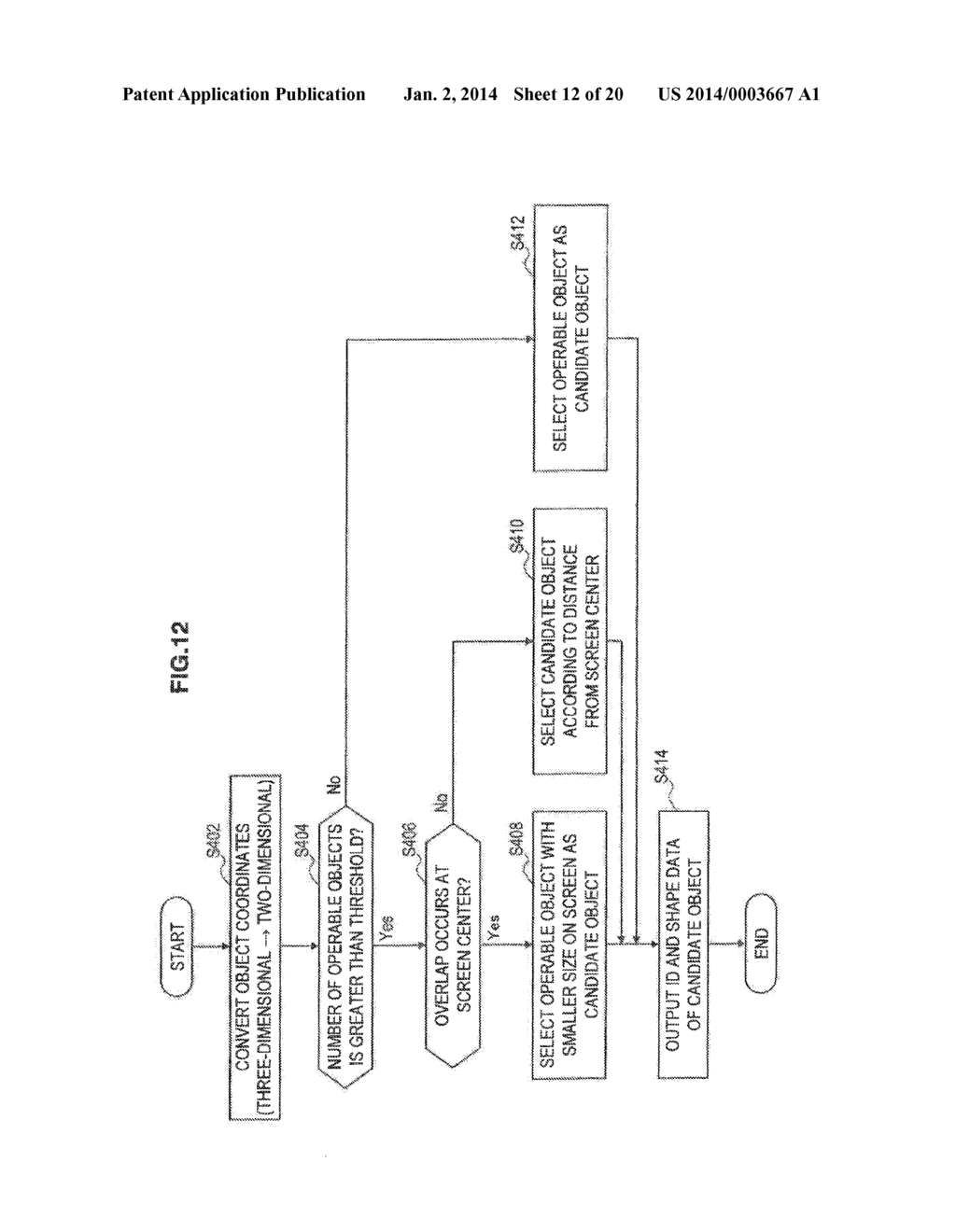 IMAGE PROCESSING DEVICE, OBJECT SELECTION METHOD AND PROGRAM - diagram, schematic, and image 13