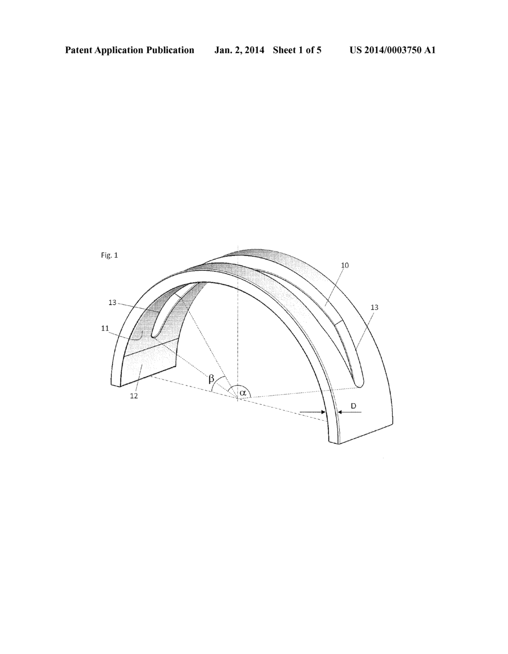 PLAIN BEARING HALF LINER - diagram, schematic, and image 02