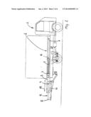 MOTOR VEHICLE WITH ACTUATED BATTERY EXCHANGE AND A ROLLER BEARING     U-PROFILE TEFLON COATED GUIDE diagram and image