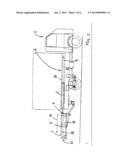 MOTOR VEHICLE WITH ACTUATED BATTERY EXCHANGE AND A ROLLER BEARING     U-PROFILE TEFLON COATED GUIDE diagram and image