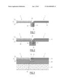 LINING ELEMENT HAVING A VISIBLE FACE PARTLY FORMED WITH A LIGNEOUS     MATERIAL diagram and image