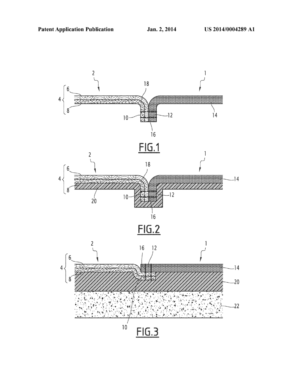 LINING ELEMENT HAVING A VISIBLE FACE PARTLY FORMED WITH A LIGNEOUS     MATERIAL - diagram, schematic, and image 02