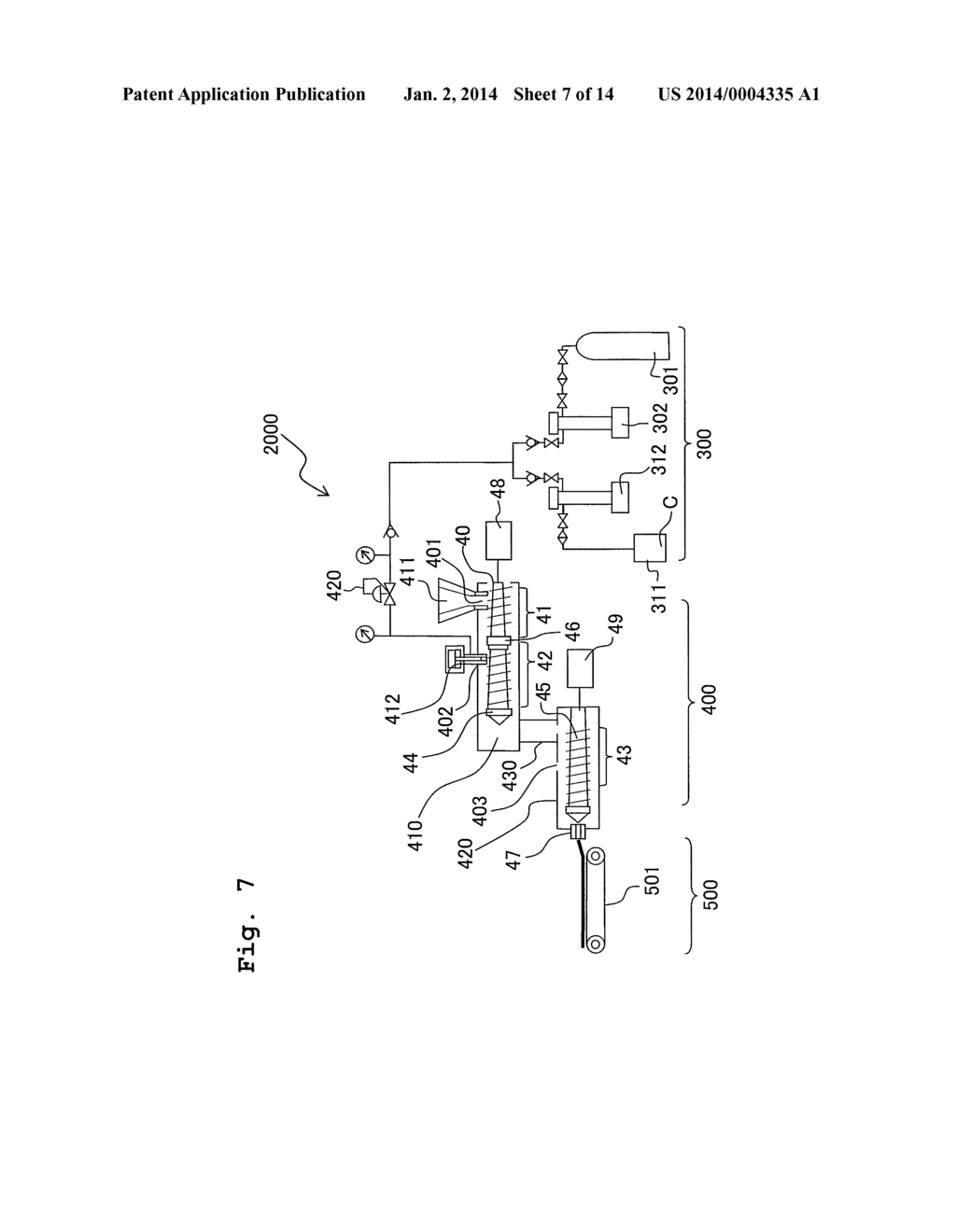 METHOD FOR PRODUCING MOLDED PRODUCT, METHOD FOR PRODUCING MOLDED PRODUCT     HAVING PLATING FILM, METHOD FOR PRODUCING RESIN PELLET, FOAM MOLDED     PRODUCT HAVING PLATING FILM, FOAM INJECTION MOLDING METHOD, NOZZLE UNIT,     AND INJECTION MOLDING APPARATUS - diagram, schematic, and image 08