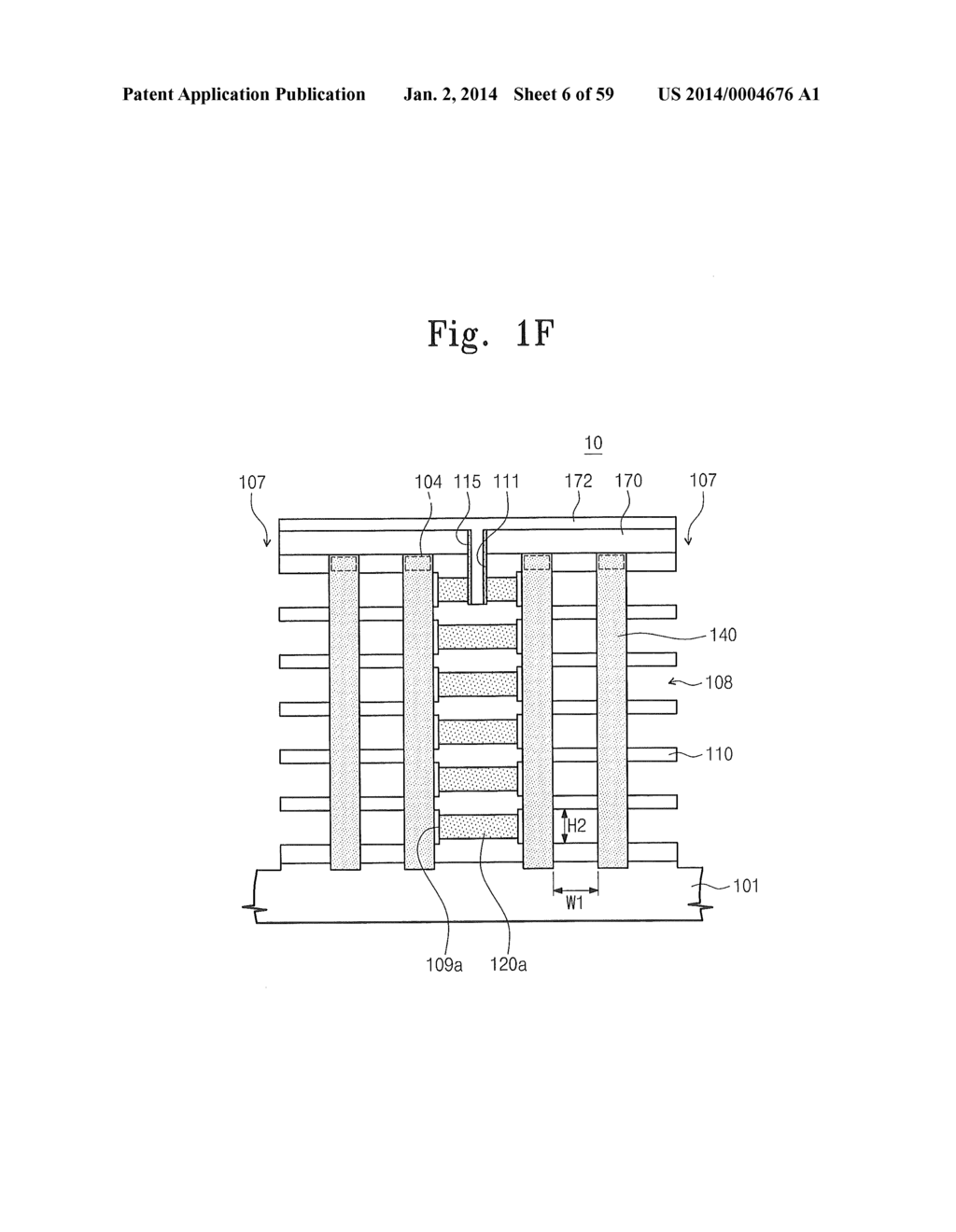 VERTICAL CHANNEL MEMORY DEVICES WITH NONUNIFORM GATE ELECTRODES AND     METHODS OF FABRICATING THE SAME - diagram, schematic, and image 07