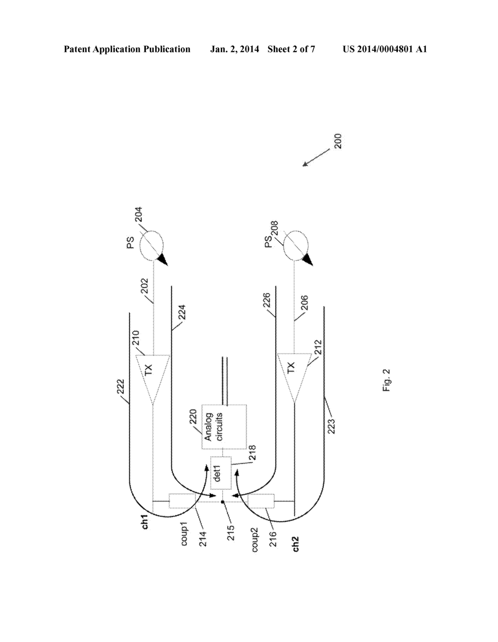 DEVICE, SYSTEM AND METHOD OF ESTIMATING A PHASE BETWEEN RADIO-FREQUENCY     CHAINS - diagram, schematic, and image 03