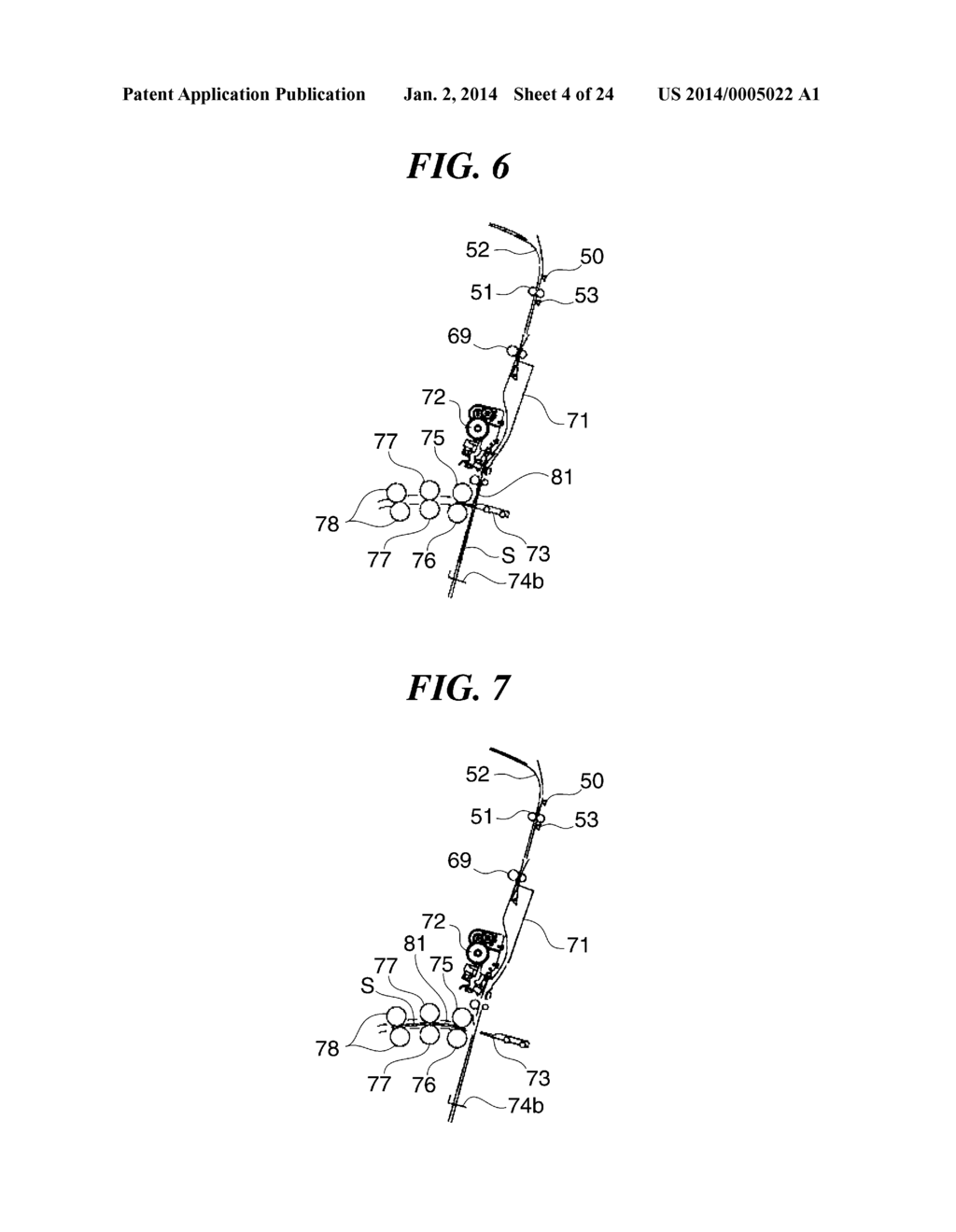 SHEET PROCESSING APPARATUS CAPABLE OF CREATING FOLD SECTION, METHOD OF     CONTROLLING THE SAME, AND STORAGE MEDIUM - diagram, schematic, and image 05