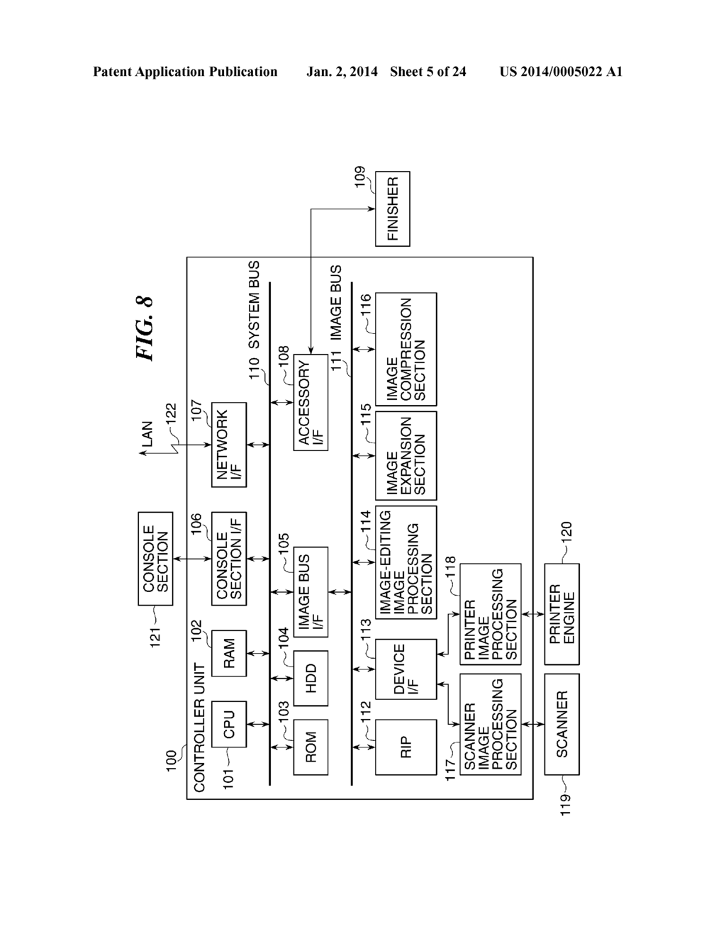 SHEET PROCESSING APPARATUS CAPABLE OF CREATING FOLD SECTION, METHOD OF     CONTROLLING THE SAME, AND STORAGE MEDIUM - diagram, schematic, and image 06