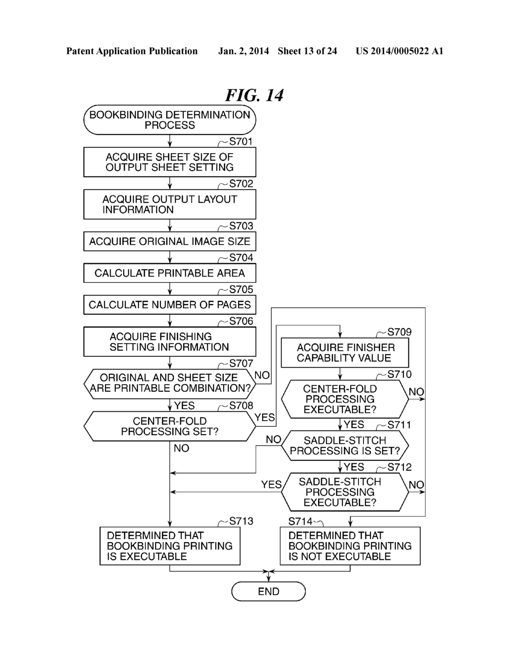 SHEET PROCESSING APPARATUS CAPABLE OF CREATING FOLD SECTION, METHOD OF     CONTROLLING THE SAME, AND STORAGE MEDIUM - diagram, schematic, and image 14