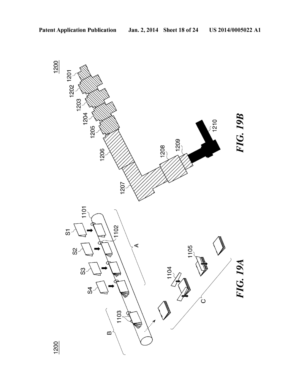 SHEET PROCESSING APPARATUS CAPABLE OF CREATING FOLD SECTION, METHOD OF     CONTROLLING THE SAME, AND STORAGE MEDIUM - diagram, schematic, and image 19