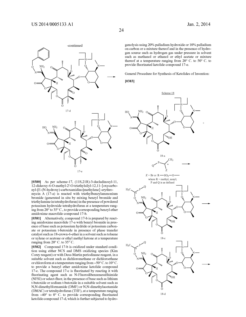 KETOLIDE COMPOUNDS - diagram, schematic, and image 25