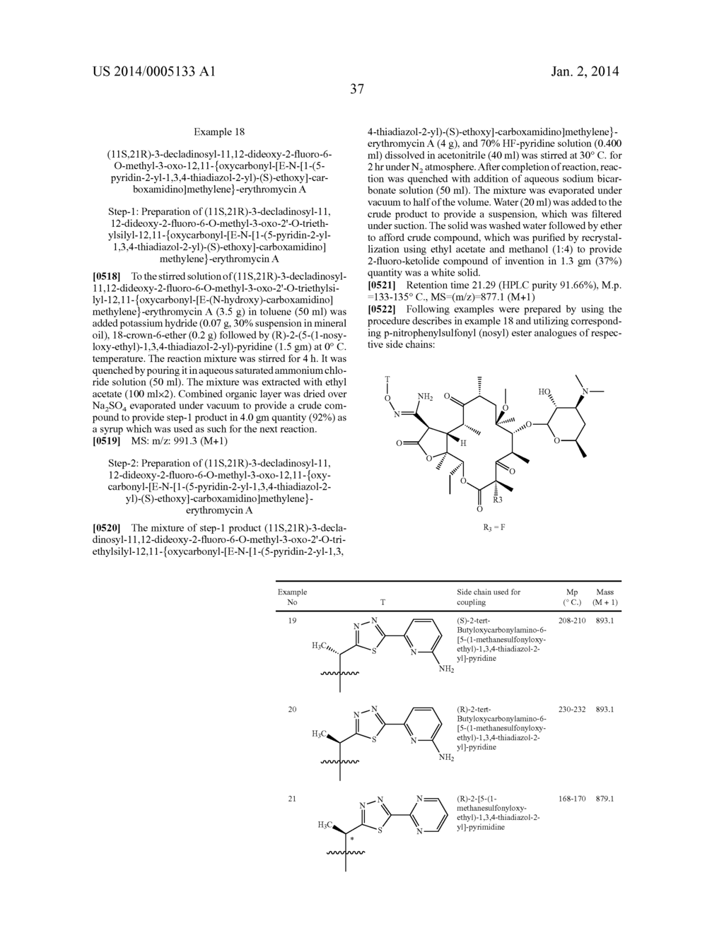 KETOLIDE COMPOUNDS - diagram, schematic, and image 38