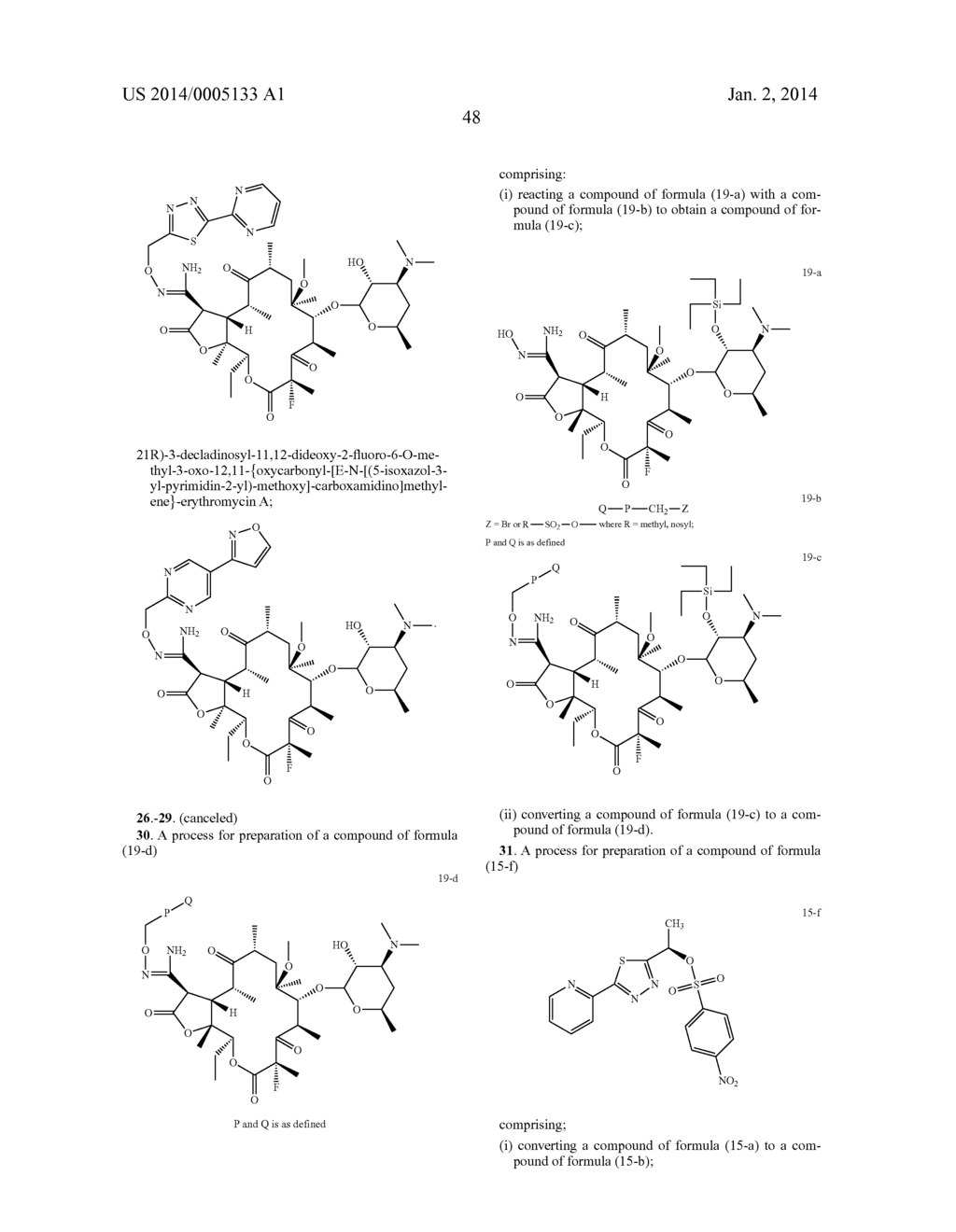 KETOLIDE COMPOUNDS - diagram, schematic, and image 49