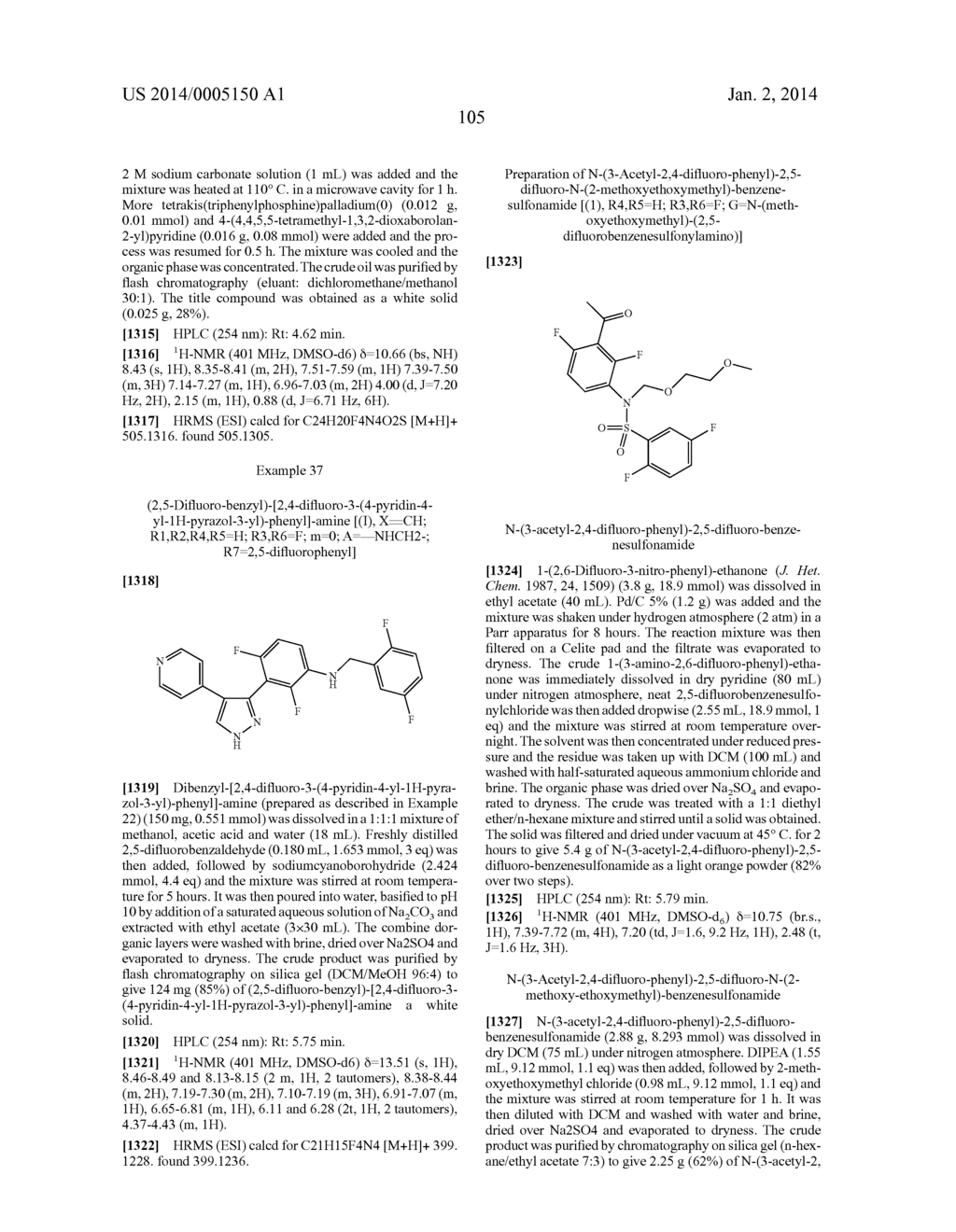 3,4-DIARYLPYRAZOLES AS PROTEIN KINASE INHIBITORS - diagram, schematic, and image 106