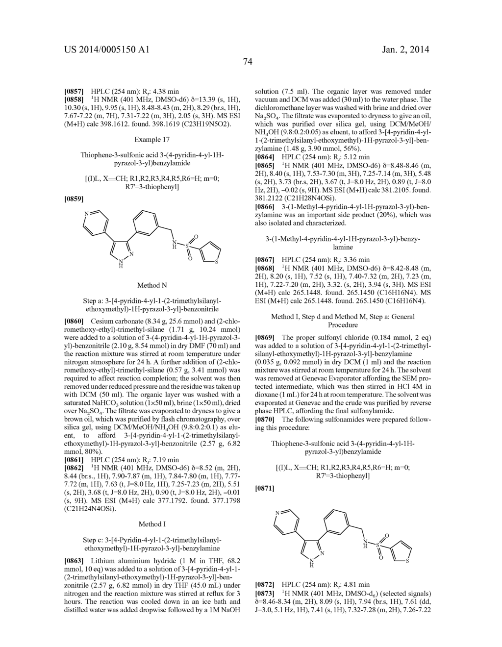 3,4-DIARYLPYRAZOLES AS PROTEIN KINASE INHIBITORS - diagram, schematic, and image 75