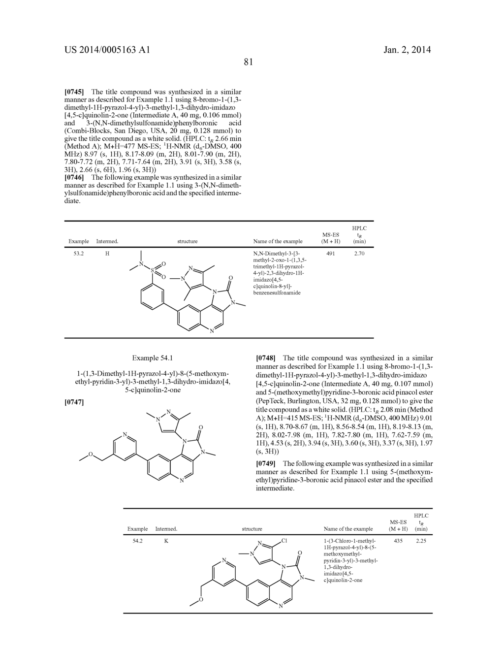 1H-IMIDAZO[4,5-C]QUINOLINONE DERIVATIVES - diagram, schematic, and image 82