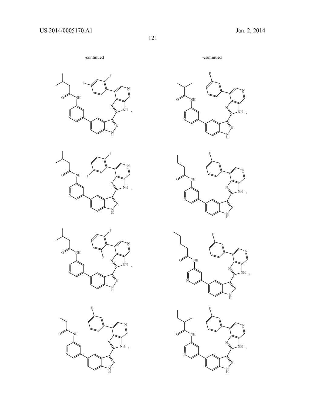 INDAZOLE INHIBITORS OF THE WNT SIGNAL PATHWAY AND THERAPEUTIC USES THEREOF - diagram, schematic, and image 122