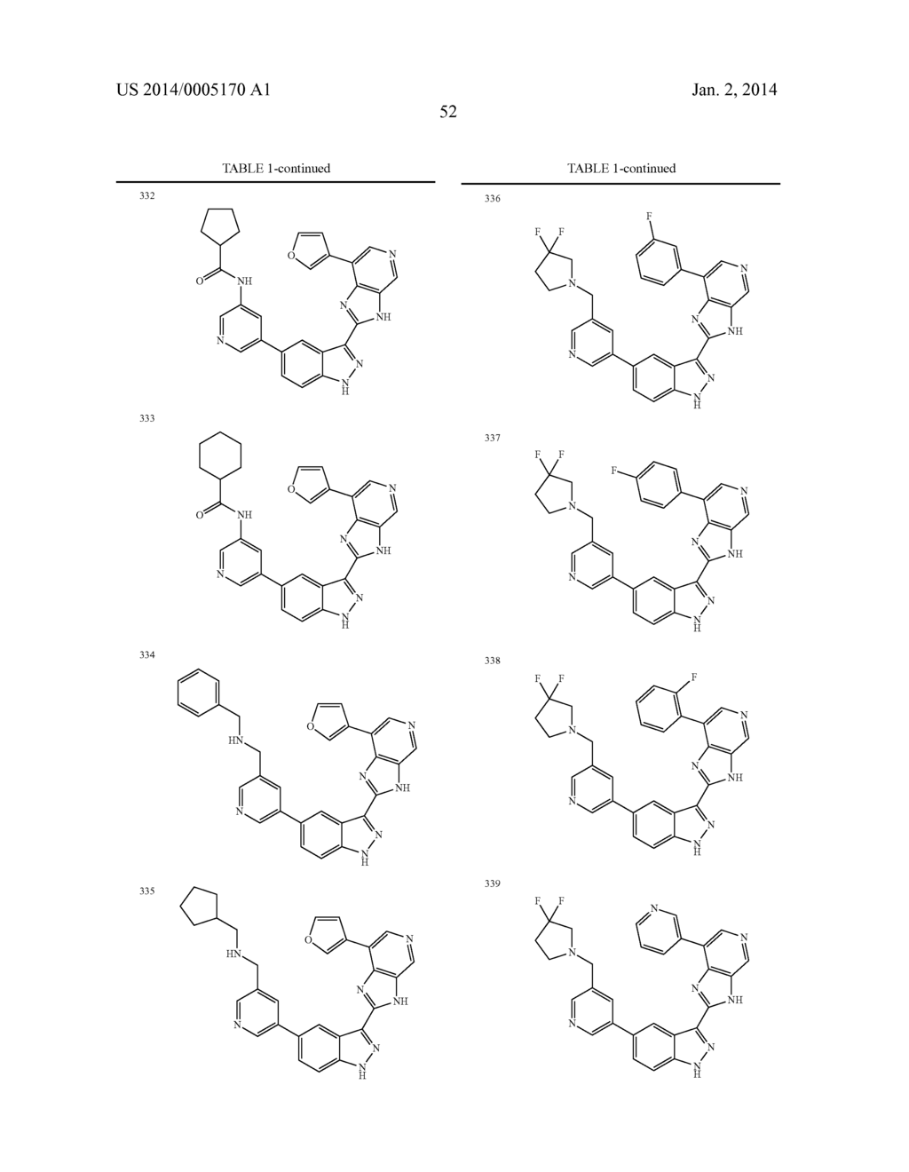 INDAZOLE INHIBITORS OF THE WNT SIGNAL PATHWAY AND THERAPEUTIC USES THEREOF - diagram, schematic, and image 53