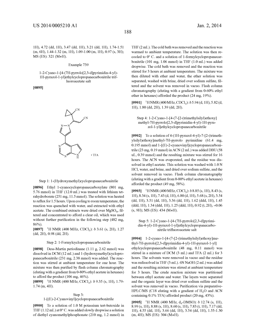 Heteroaryl Substituted Pyrrolo[2,3-B] Pyridines And Pyrrolo[2,3-B]     Pyrimidines  As Janus Kinase Inhibitors - diagram, schematic, and image 189
