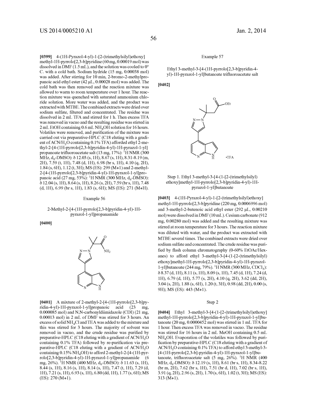 Heteroaryl Substituted Pyrrolo[2,3-B] Pyridines And Pyrrolo[2,3-B]     Pyrimidines  As Janus Kinase Inhibitors - diagram, schematic, and image 57