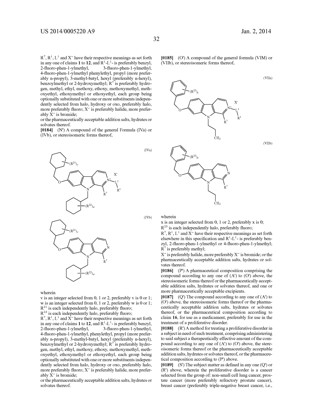 BETA CARBOLINE DERIVATIVES USEFUL IN THE TREATMENT OF PROLIFERATIVE     DISORDERS - diagram, schematic, and image 36