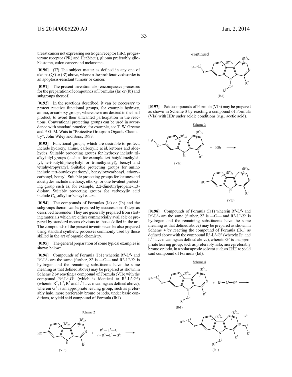 BETA CARBOLINE DERIVATIVES USEFUL IN THE TREATMENT OF PROLIFERATIVE     DISORDERS - diagram, schematic, and image 37