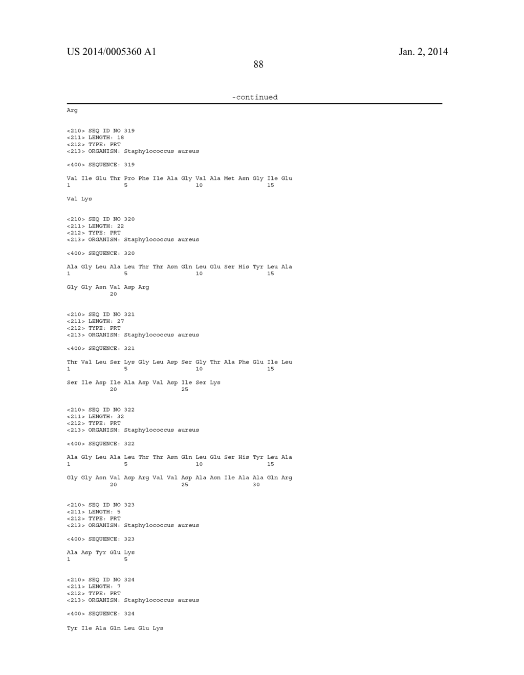 Polypeptides and Immunizing Compositions Containing Gram Positive     Polypeptides and Methods of Use - diagram, schematic, and image 95