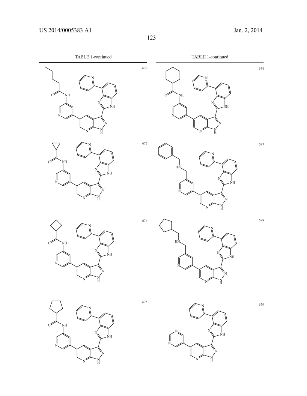 1H-PYRAZOLO[3,4-B]PYRIDINES AND THERAPEUTIC USES THEREOF - diagram, schematic, and image 124