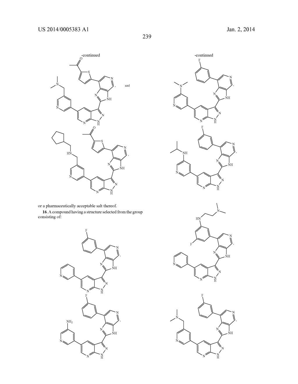 1H-PYRAZOLO[3,4-B]PYRIDINES AND THERAPEUTIC USES THEREOF - diagram, schematic, and image 240