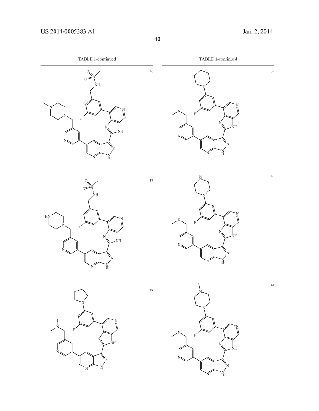 1H-PYRAZOLO[3,4-B]PYRIDINES AND THERAPEUTIC USES THEREOF - diagram, schematic, and image 41