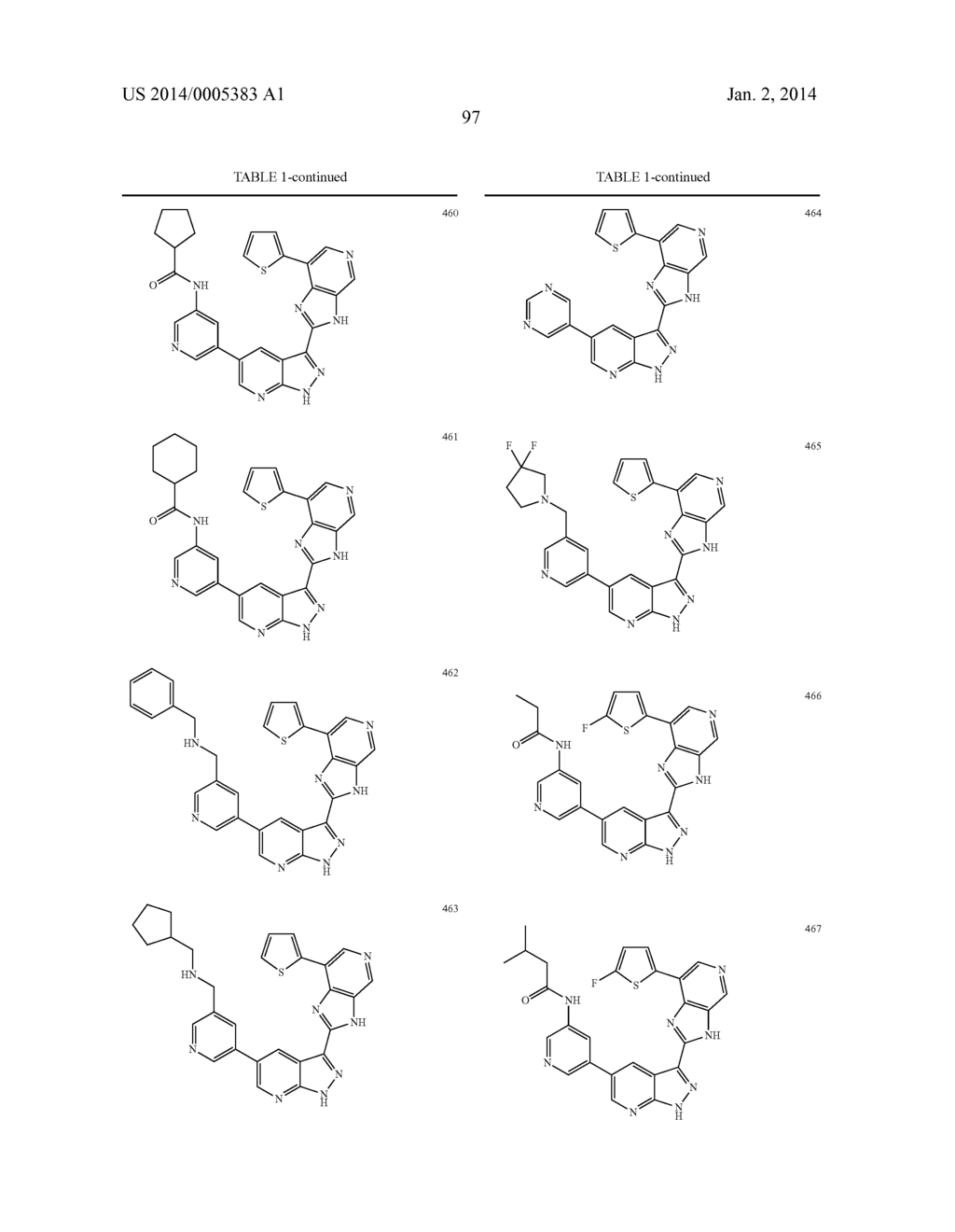 1H-PYRAZOLO[3,4-B]PYRIDINES AND THERAPEUTIC USES THEREOF - diagram, schematic, and image 98