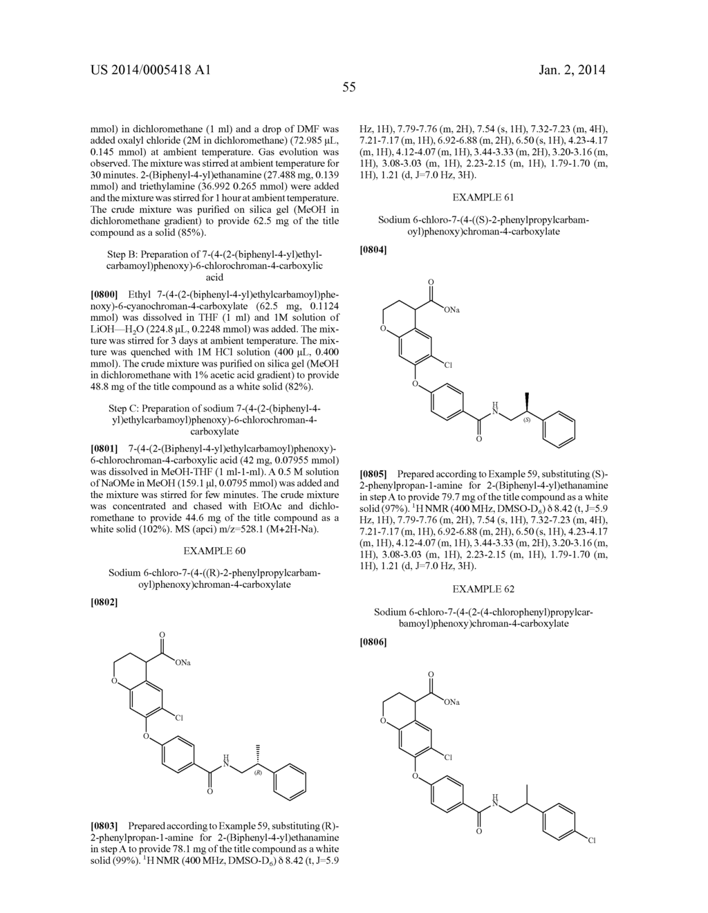 6-SUBSTITUTED PHENOXYCHROMAN CARBOXYLIC ACID DERIVATIVES - diagram, schematic, and image 56