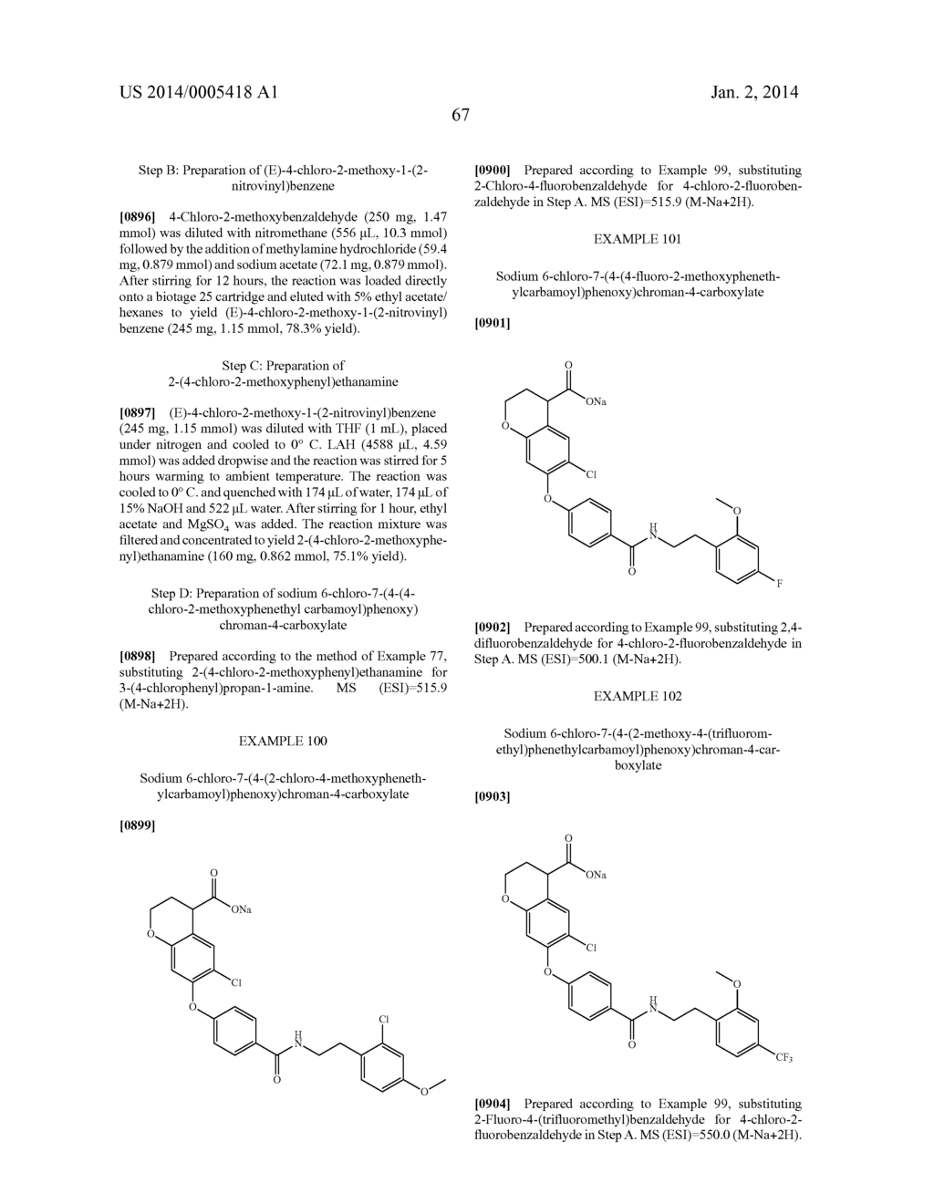 6-SUBSTITUTED PHENOXYCHROMAN CARBOXYLIC ACID DERIVATIVES - diagram, schematic, and image 68