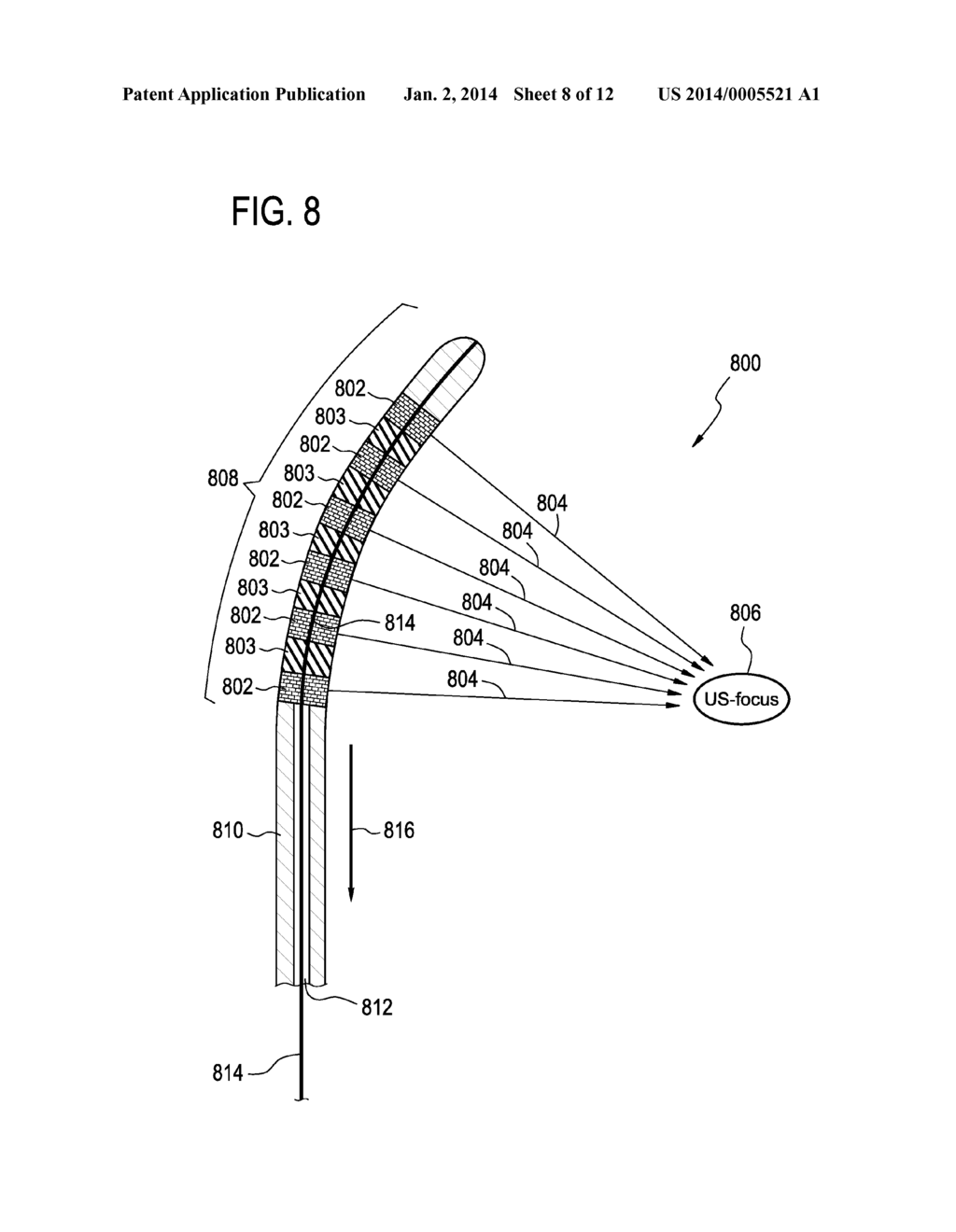 CATHETER COMPRISING CAPACITIVE MICROMACHINED ULTRASONIC TRANSDUCERS WITH     AN ADJUSTABLE FOCUS - diagram, schematic, and image 09