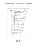 KNEE BRACE WITH EXPANSIBLE PRESSURE COMPONENTS diagram and image