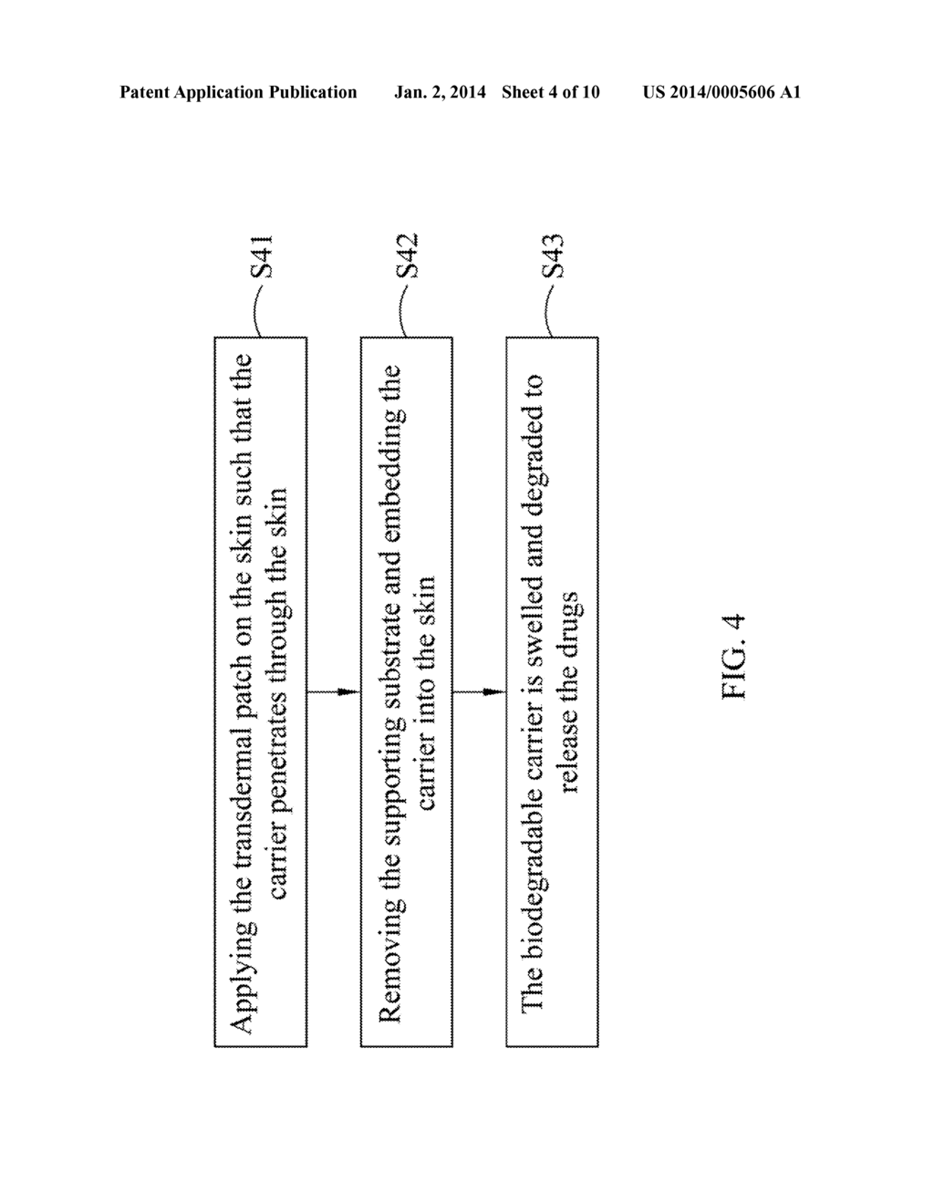 EMBEDDABLE MICRO-NEEDLE PATCH FOR TRANSDERMAL DRUG DELIVERY AND METHOD OF     MANUFACTURING THE SAME - diagram, schematic, and image 05