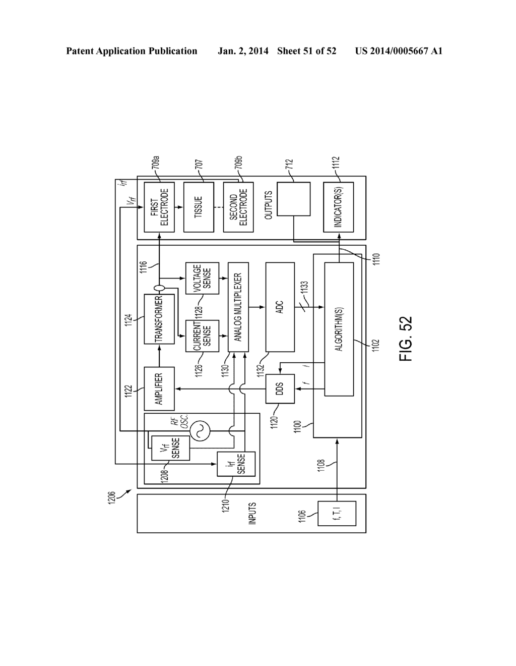 CLOSED FEEDBACK CONTROL FOR ELECTROSURGICAL DEVICE - diagram, schematic, and image 52