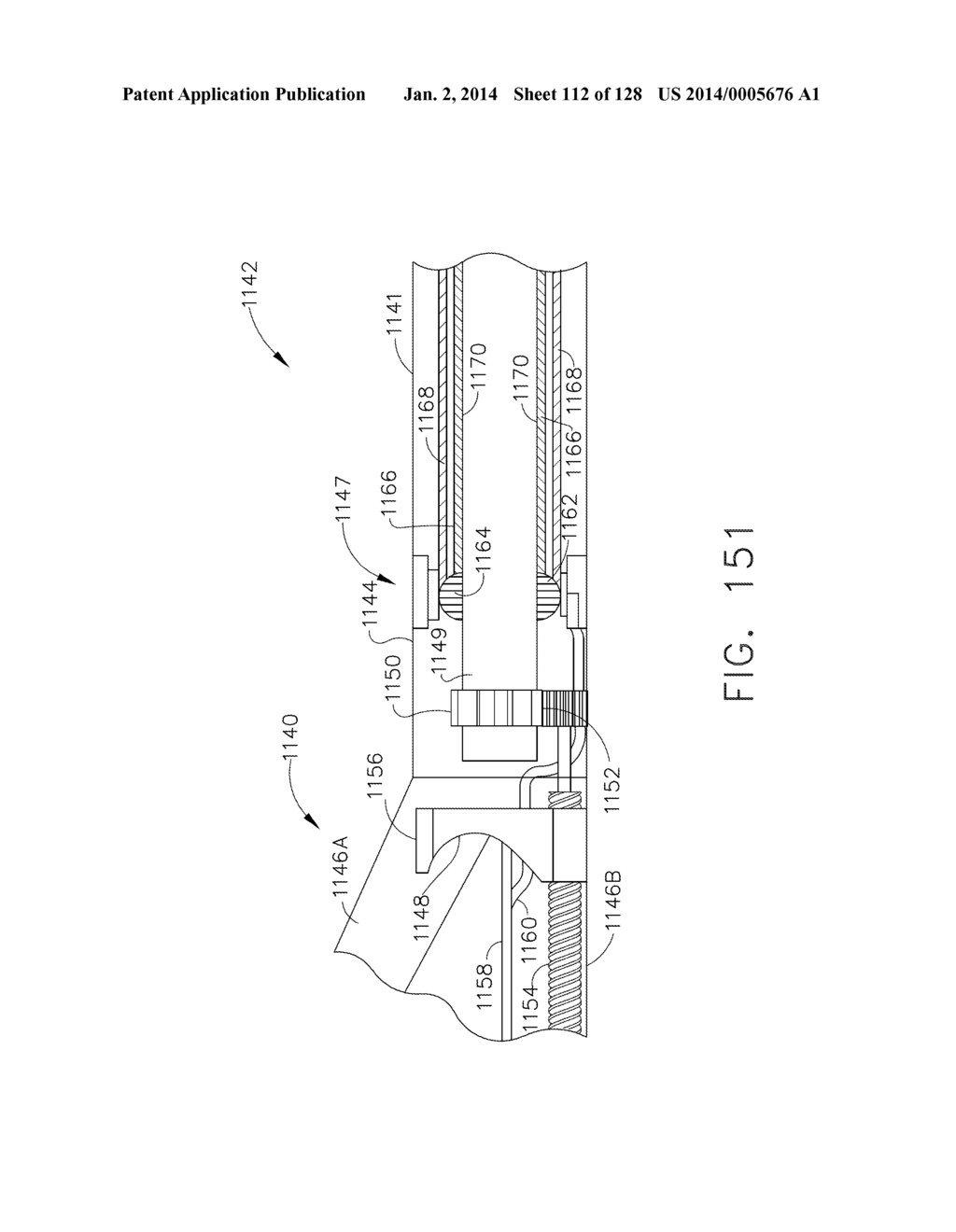 ROTARY ACTUATABLE CLOSURE ARRANGEMENT FOR SURGICAL END EFFECTOR - diagram, schematic, and image 113