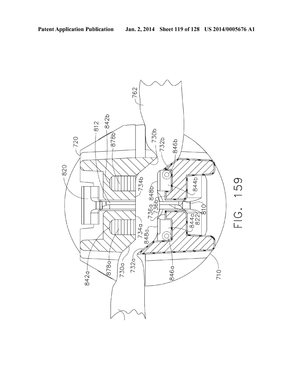 ROTARY ACTUATABLE CLOSURE ARRANGEMENT FOR SURGICAL END EFFECTOR - diagram, schematic, and image 120