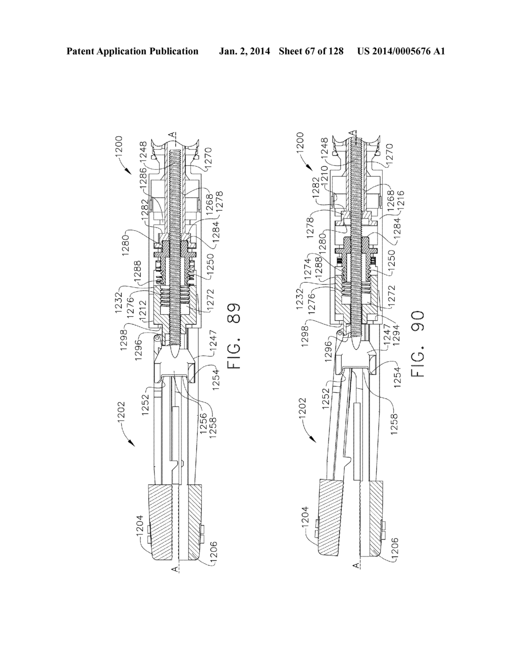 ROTARY ACTUATABLE CLOSURE ARRANGEMENT FOR SURGICAL END EFFECTOR - diagram, schematic, and image 68