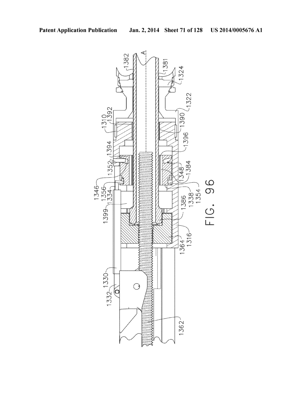 ROTARY ACTUATABLE CLOSURE ARRANGEMENT FOR SURGICAL END EFFECTOR - diagram, schematic, and image 72