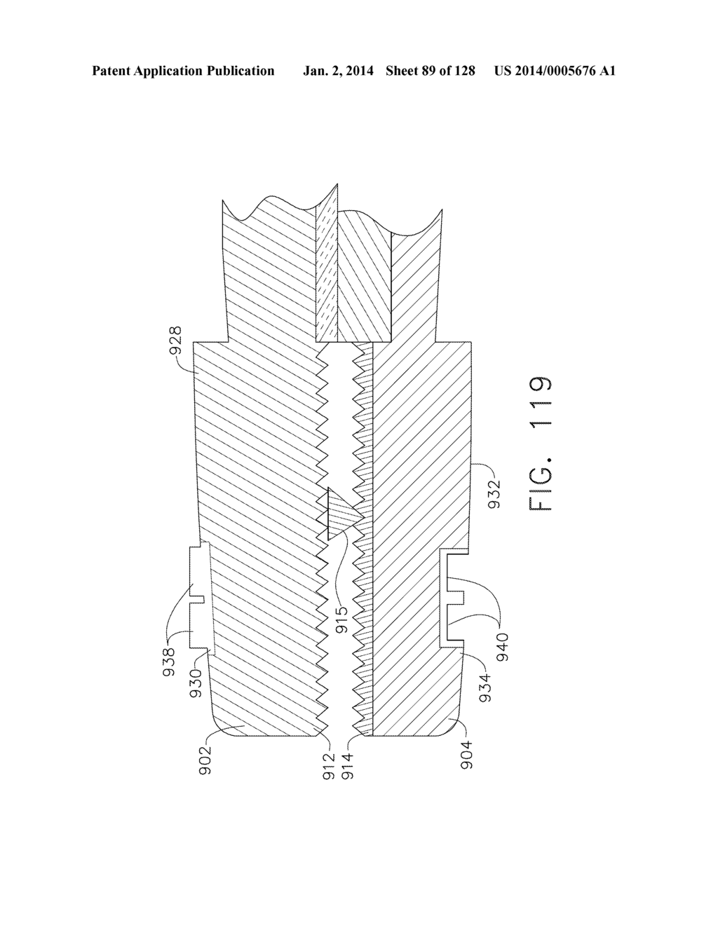 ROTARY ACTUATABLE CLOSURE ARRANGEMENT FOR SURGICAL END EFFECTOR - diagram, schematic, and image 90