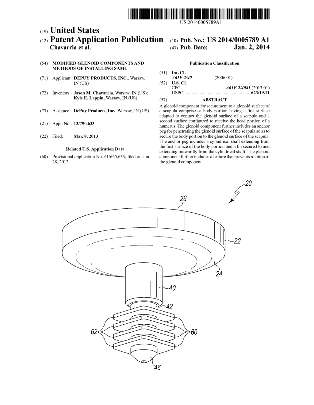 Modified Glenoid Components and Methods of Installing Same - diagram, schematic, and image 01