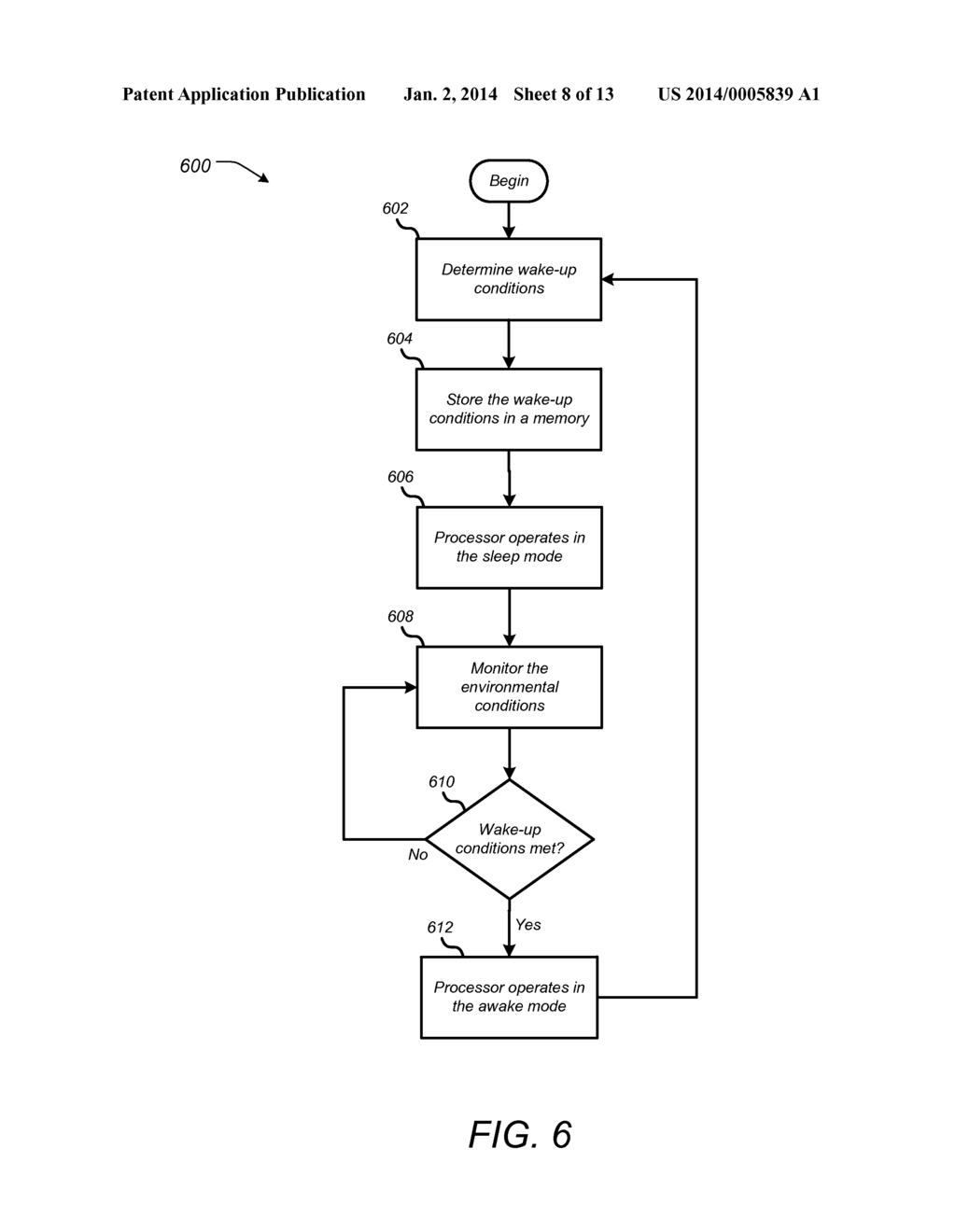 PROSPECTIVE DETERMINATION OF PROCESSOR WAKE-UP CONDITIONS IN ENERGY     BUFFERED HVAC CONTROL UNIT - diagram, schematic, and image 09