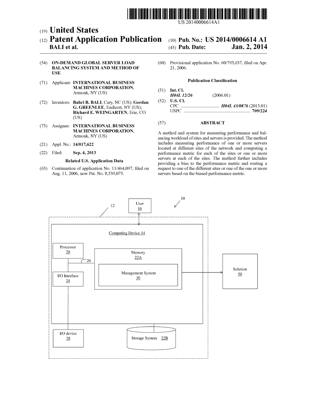 ON-DEMAND GLOBAL SERVER LOAD BALANCING SYSTEM AND METHOD OF USE - diagram, schematic, and image 01