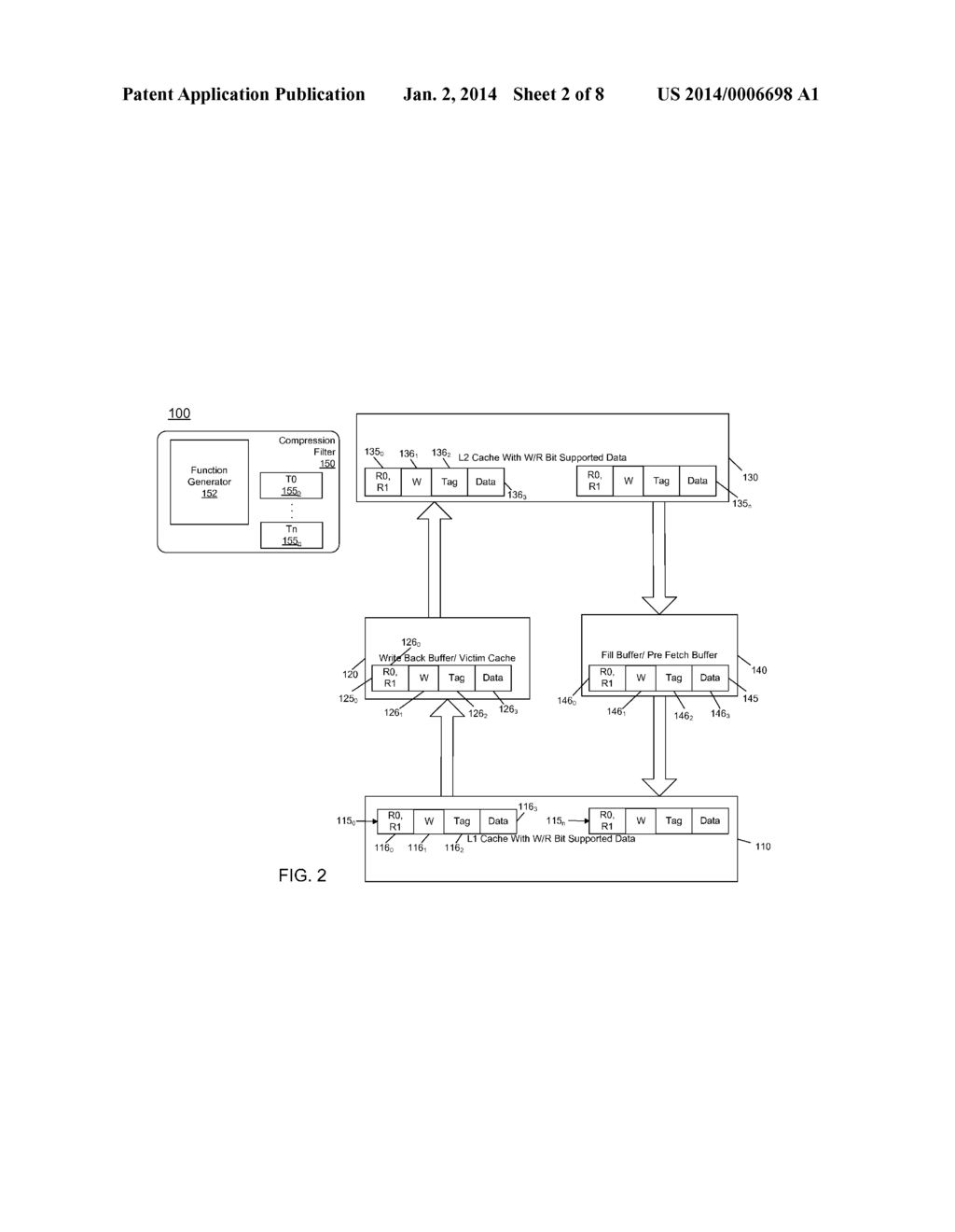 Hybrid Cache State And Filter Tracking Of Memory Operations During A     Transaction - diagram, schematic, and image 03