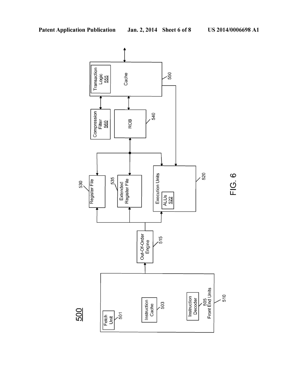 Hybrid Cache State And Filter Tracking Of Memory Operations During A     Transaction - diagram, schematic, and image 07