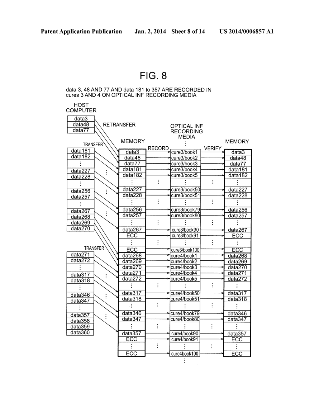 OPTICAL INFORMATION RECORDING AND REPRODUCING APPARATUS, OPTICAL     INFORMATION RECORDING AND REPRODUCING METHOD, AND DATA LIBRARY APPARATUS - diagram, schematic, and image 09