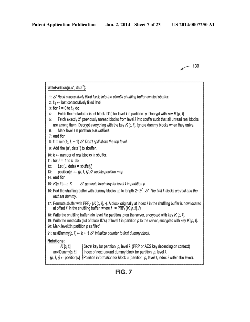 CONCEALING ACCESS PATTERNS TO ELECTRONIC DATA STORAGE FOR PRIVACY - diagram, schematic, and image 08