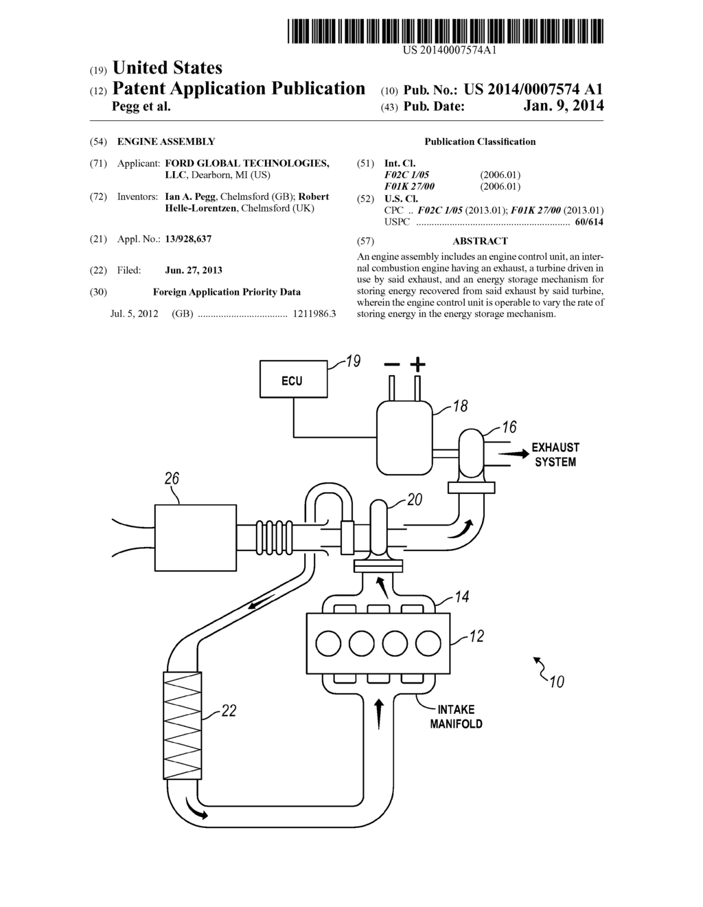 ENGINE ASSEMBLY - diagram, schematic, and image 01