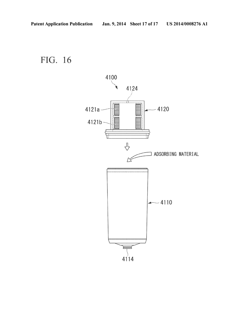 Water Purifying Cartridge and Pitcher-Type Water Purifier - diagram, schematic, and image 18